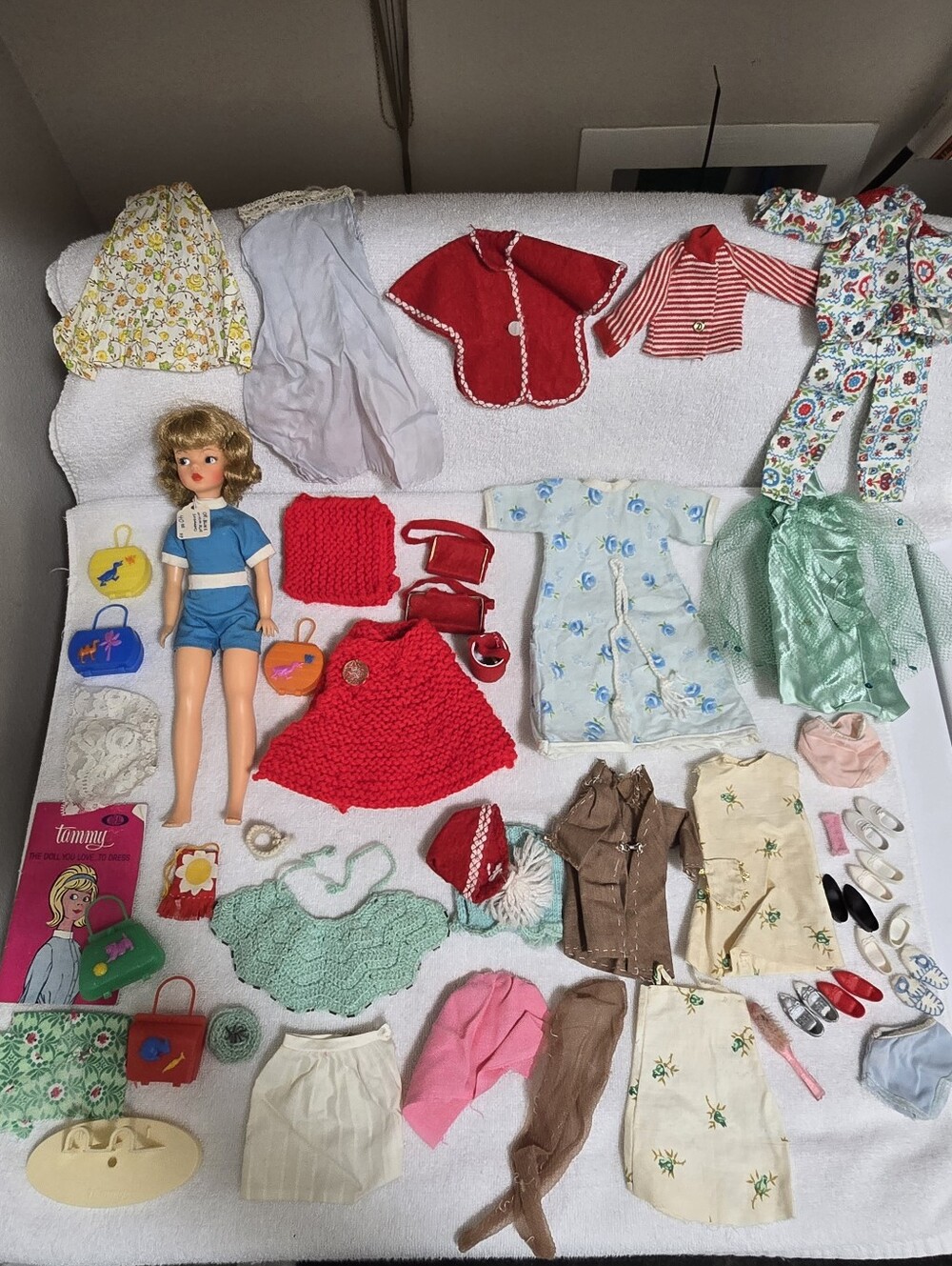 Vintage Ideal Toy Corp Doll BS-12 Tammy 1960s Doll Clothing Accessories Lot